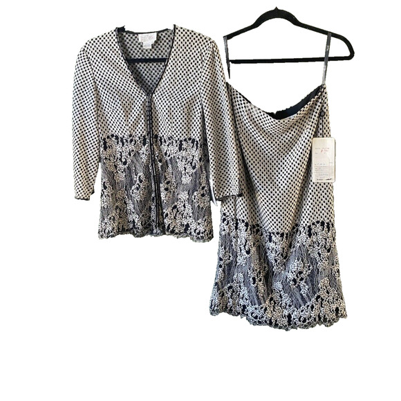 Bob Mackie Boutique Womens Medium NEW VINTAGE Skirt Blouse Formal Party Wedding - Picture 2 of 16